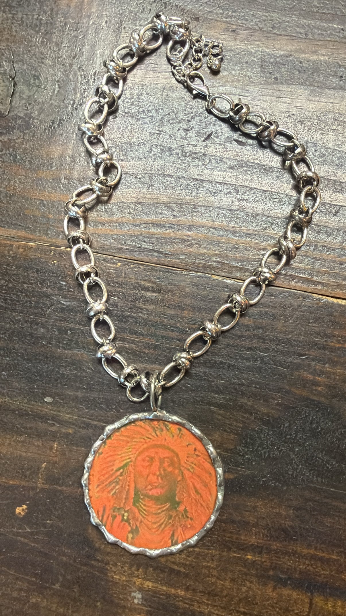 The Red Mesa Portrait Necklace