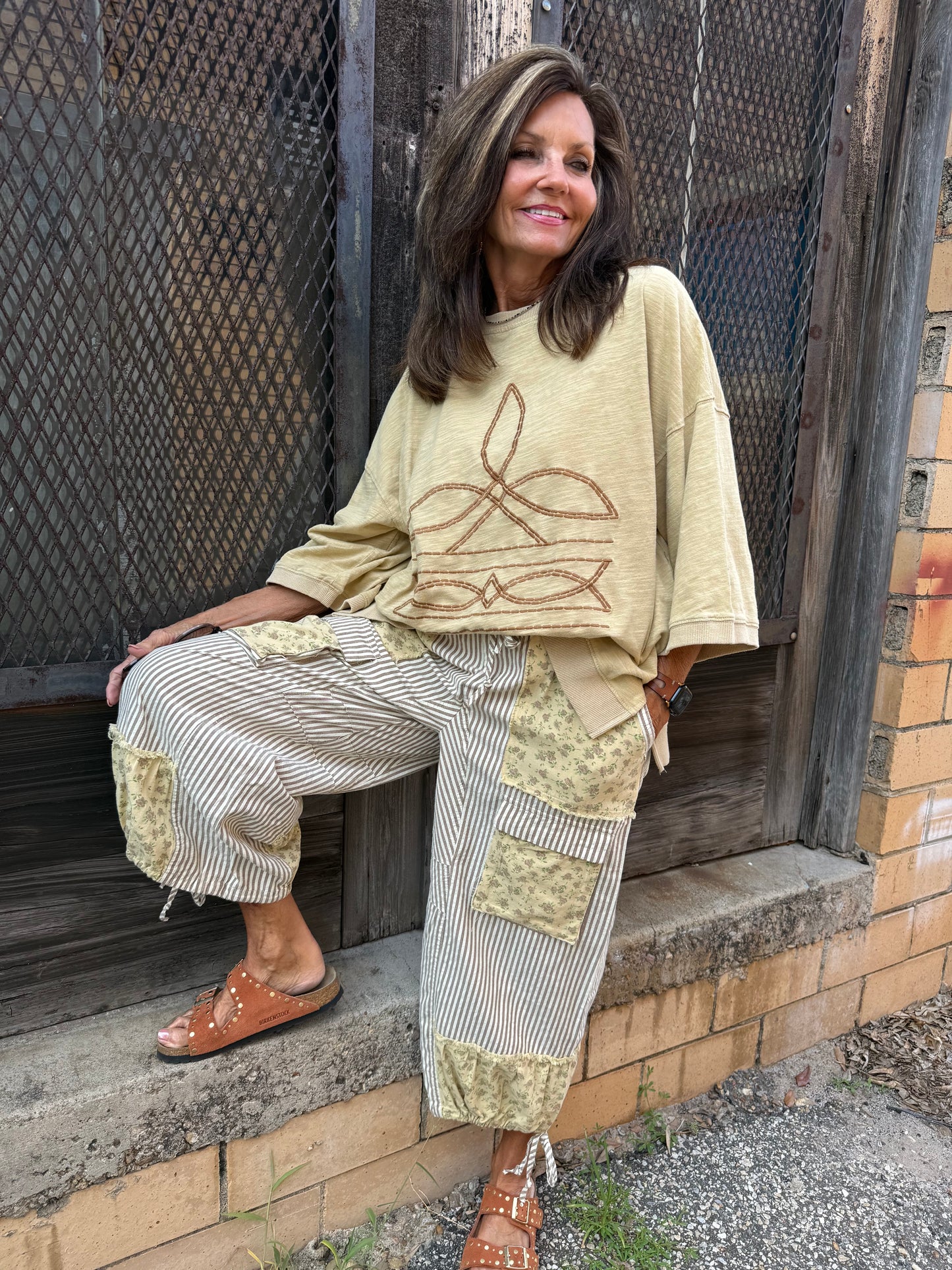 Patchwork Prairie Cargo Pants