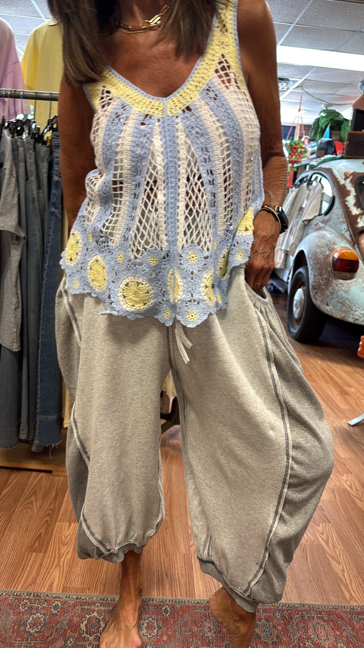 The Driftwood Thermal Gauze Pants